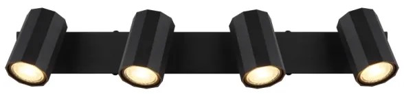 Globo 57918-4B - Bodové svietidlo JAMES 4xGU10/25W/230V čierna