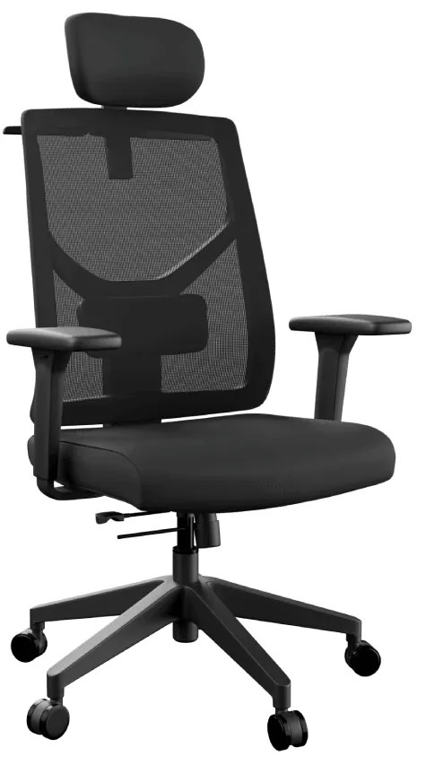 Liftor Focus ergonomická kancelárska stolička, čierna