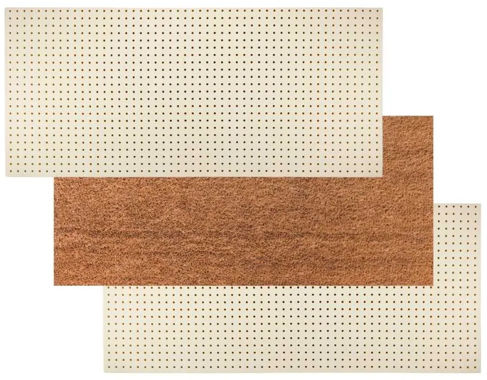 Novaya Latexový matrac DOUBLE KOKOS (všetky tvrdosti) Rozmer: 200x160, Poťahová látka: Tencel, Tvrdosť matraca: Stredne Tvrdý (65 kg/m3)