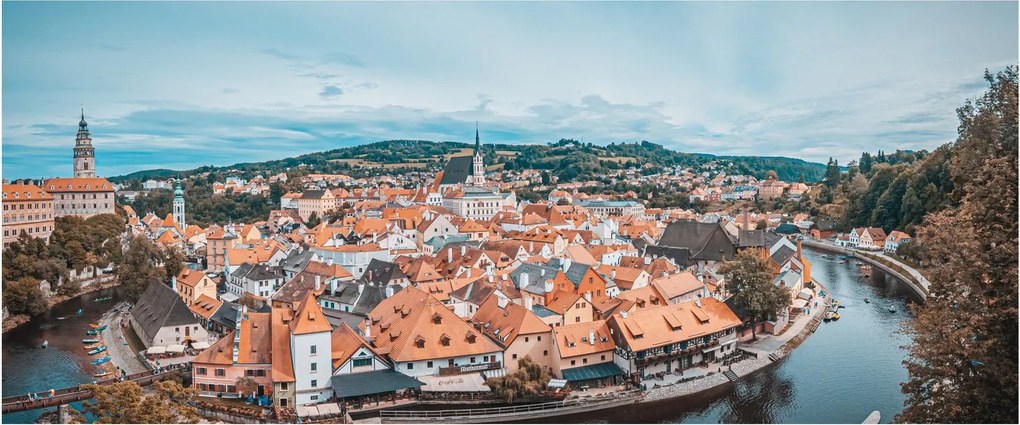Obraz - Český Krumlov (120x50 cm)