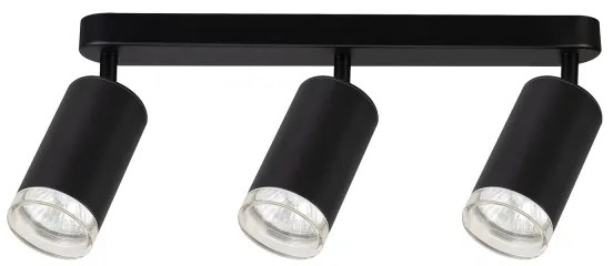 Brilagi - Kúpeľňové bodové svietidlo SELE 3xGU10/30W/230V IP44 čierna