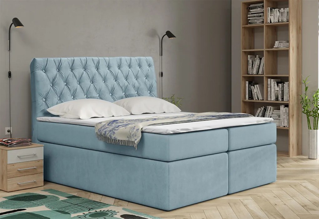 Čalúnená posteľ boxspring LUCA - trinity 21 / 180x200