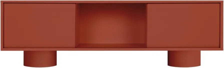 TV stolík v terakotovej farbe 160x48x42 cm Taro – noo.ma