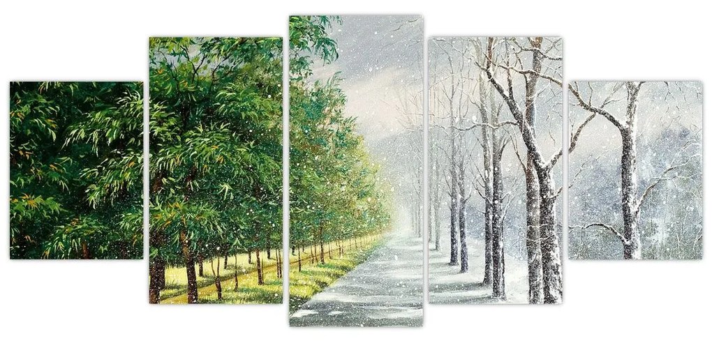 Obraz - leto a zima