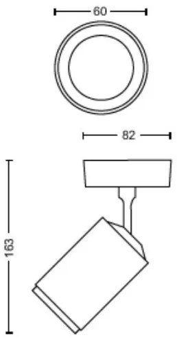 Philips - LED RGBW Stmievateľné bodové svietidlo Hue FUGATO 1xGU10/4,2W/230V čierna
