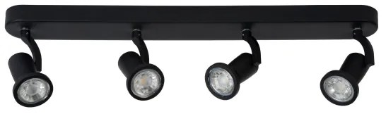 Lucide 11903/20/30 - LED bodové svietidlo JASTER-LED 4xGU10/5W/230V čierne