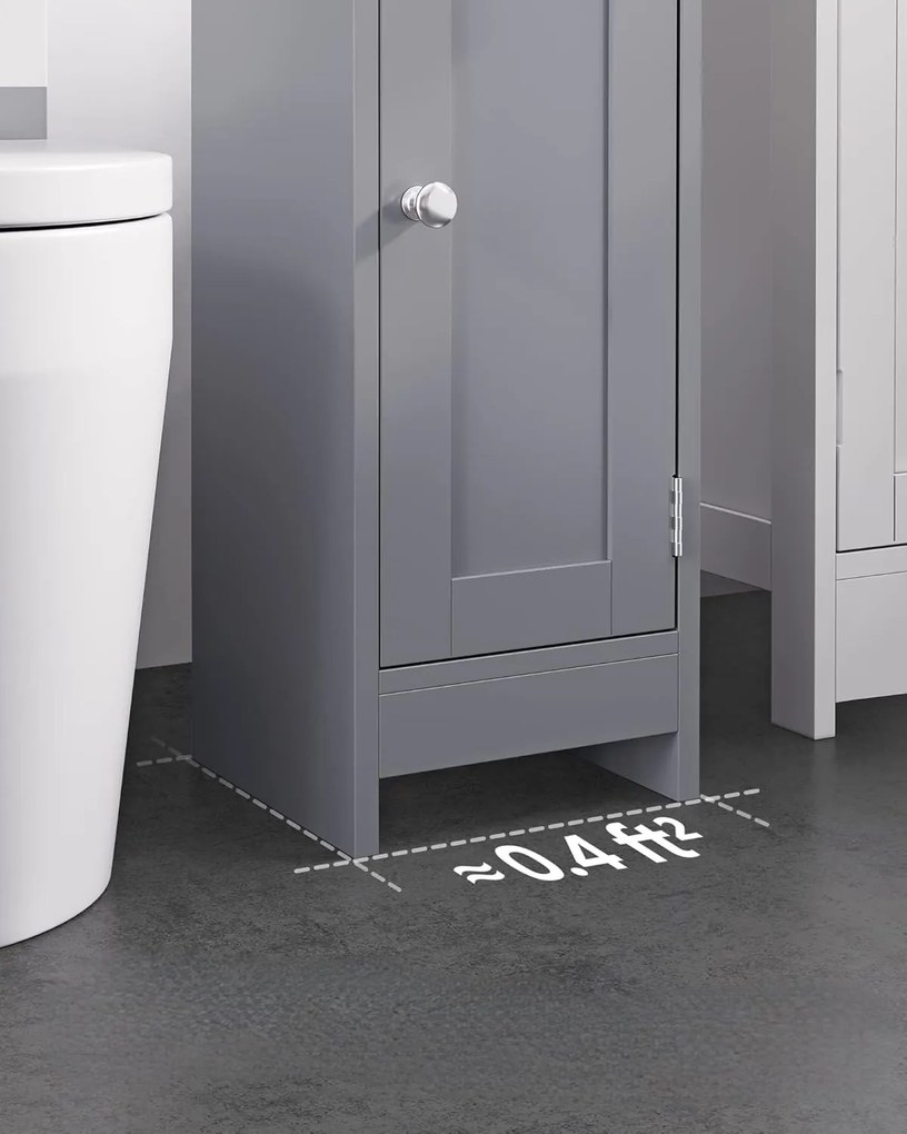 Kúpeľňová skrinka Vasagle Teisa sivá