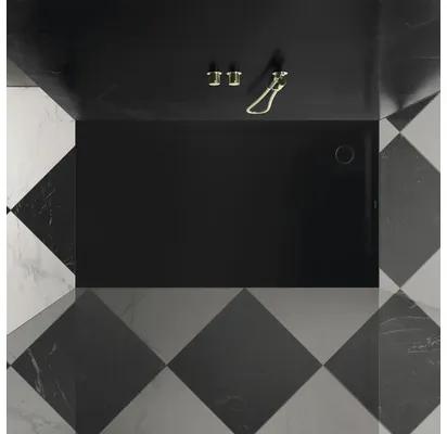 Sprchová vanička KALDEWEI SUPERPLAN 70 x 150 x 2,5 cm čierna Lesklá 382747980701