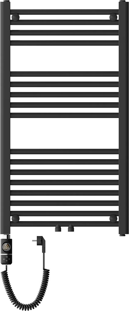 Mexen Mars, elektrické vykurovacie teleso 900 x 500 mm, 600 W, čierna, W110-0900-500-2600-70