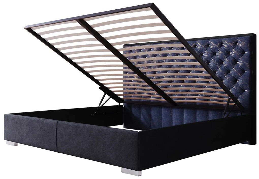 CARMEN 200X200 ČALÚNENÁ MANŽELSKÁ POSTEĽ S ROŠTOM NOVINKA 2021