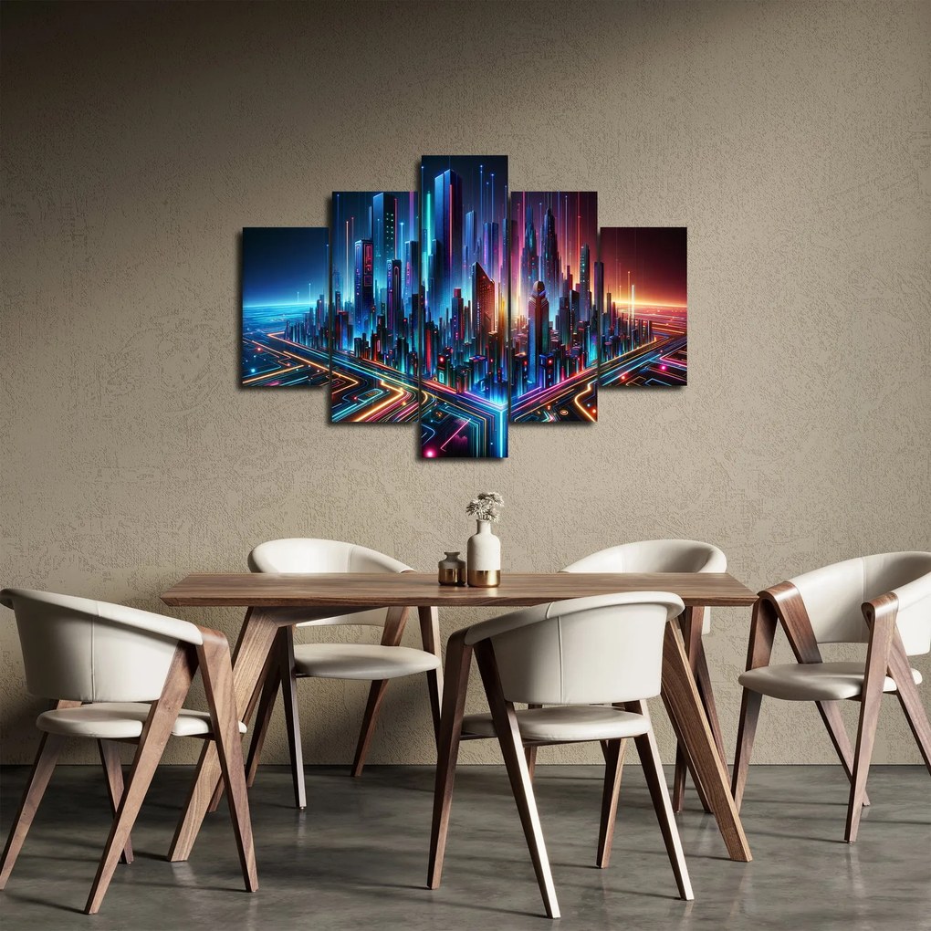 Obraz - Mesto budúcnosti (150x105 cm)