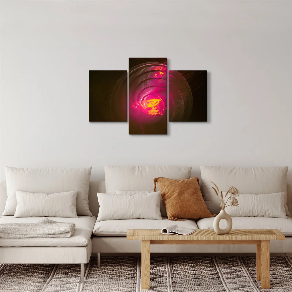 Obraz - abstrakcie špirály (90x60 cm)