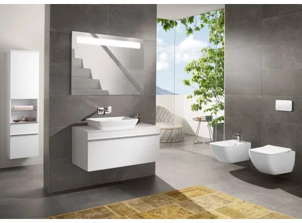 Villeroy & Boch 4611RS01 - Závesné WC s WC sedátkom SoftClose VENTICELLO, keramika/biela