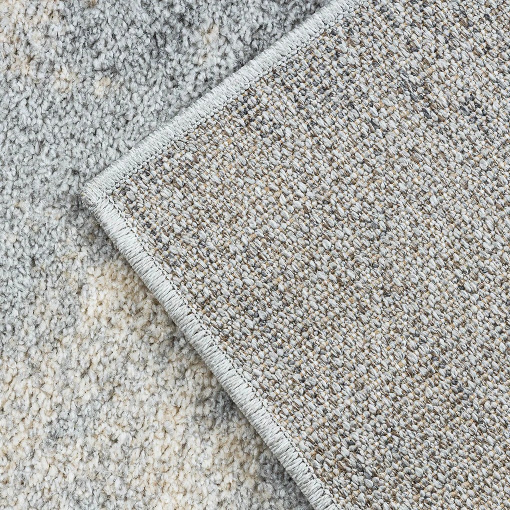 Dywany Łuszczów, Kusový koberec Fusion 9613 l. grey/dark grey, 140x190, šedá, kancelária