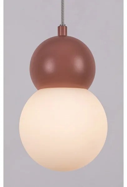 Rabalux 72280 - Luster na lanku GELLIA 1xG9/38W/230V ružová