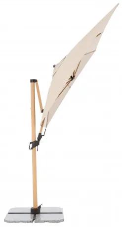 Doppler ALU WOOD 220 x 300 cm - záhradný naklápací bočný slnečník s ULTRA UV ochranou : Barvy slunečníků - 820