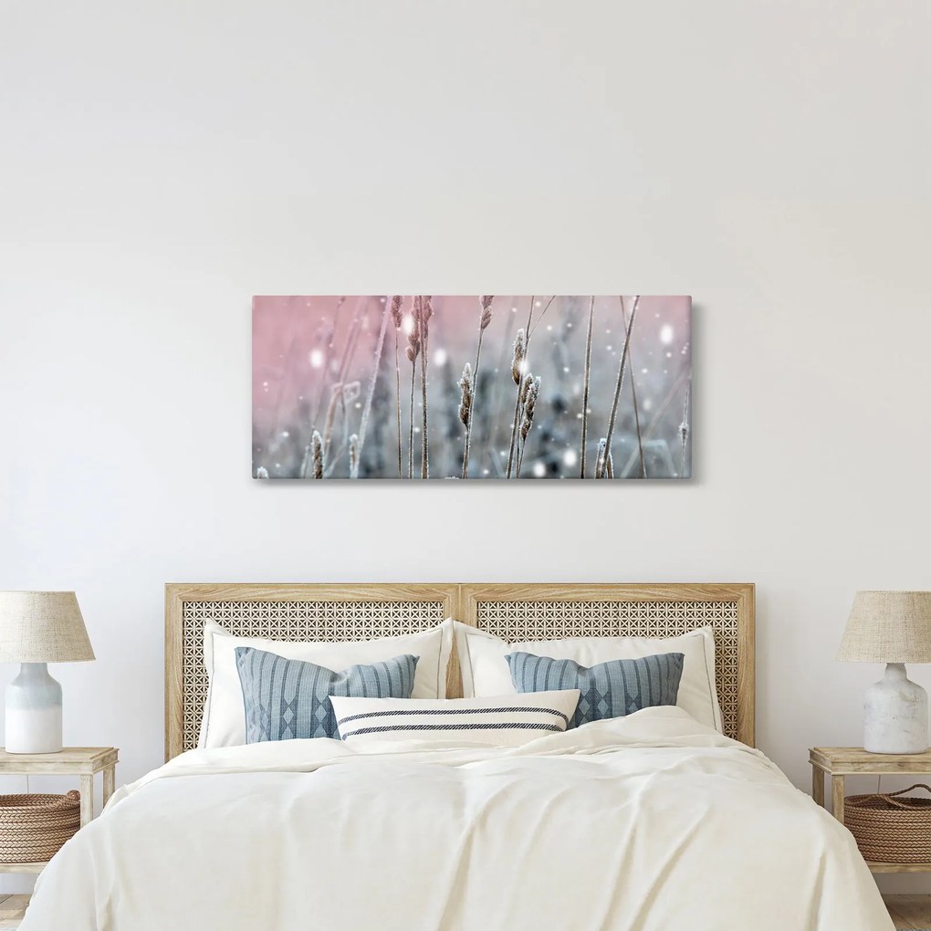 Obraz - Zimná krajina (120x50 cm)