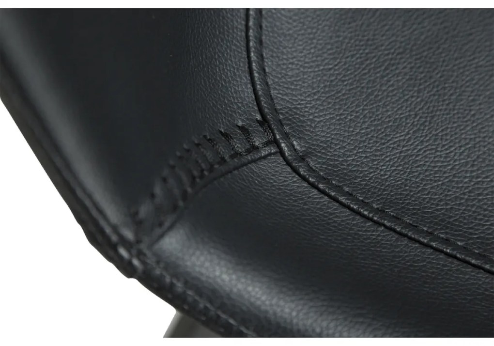 HYPE ČALÚNENÁ BAROVÁ STOLIČKA black/black