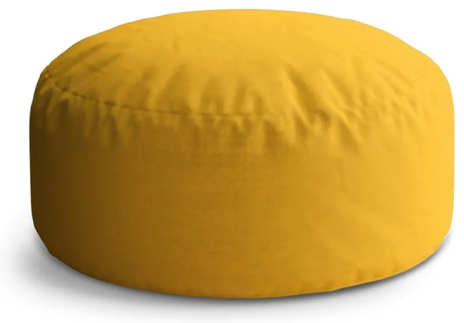 Taburet Circle žltooranžová, žltá
