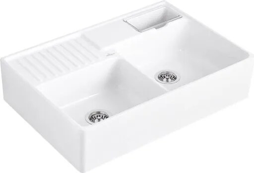 Villeroy &amp; Boch Double-bowl drez biela alpská 632391R1