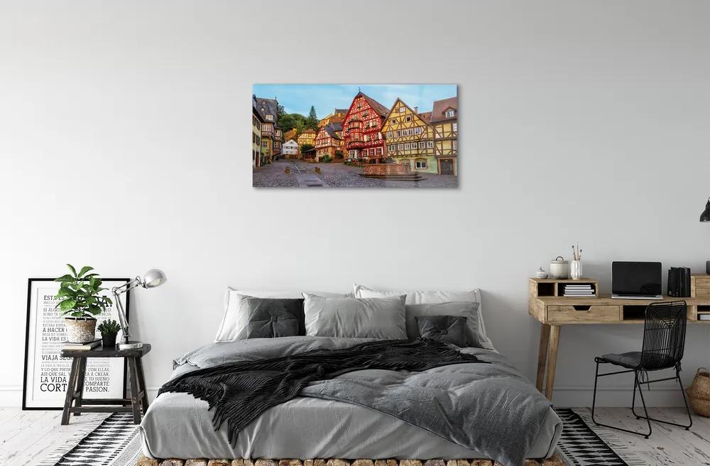Obraz na akrylátovom skle Germany staré mesto bavorsko 100x50 cm