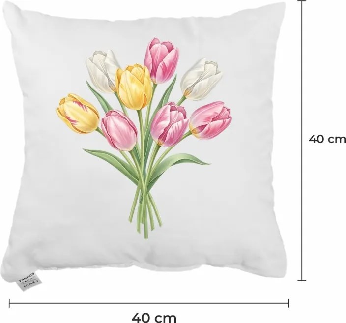 Dekoratívny vankúš Spring 40x40 cm EMI