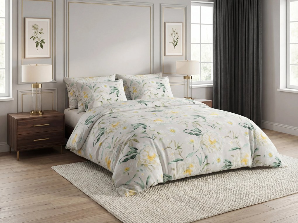 Obliečky z mikrovlákna ELYSIA, svetlo sivé Rozmer obliečky: 70 x 80 cm | 140 x 200 cm