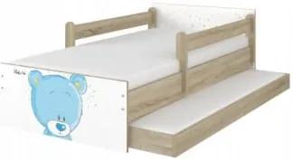 Raj posteli Detská posteľ " Modrý Medvedík " MAX borovica nórska