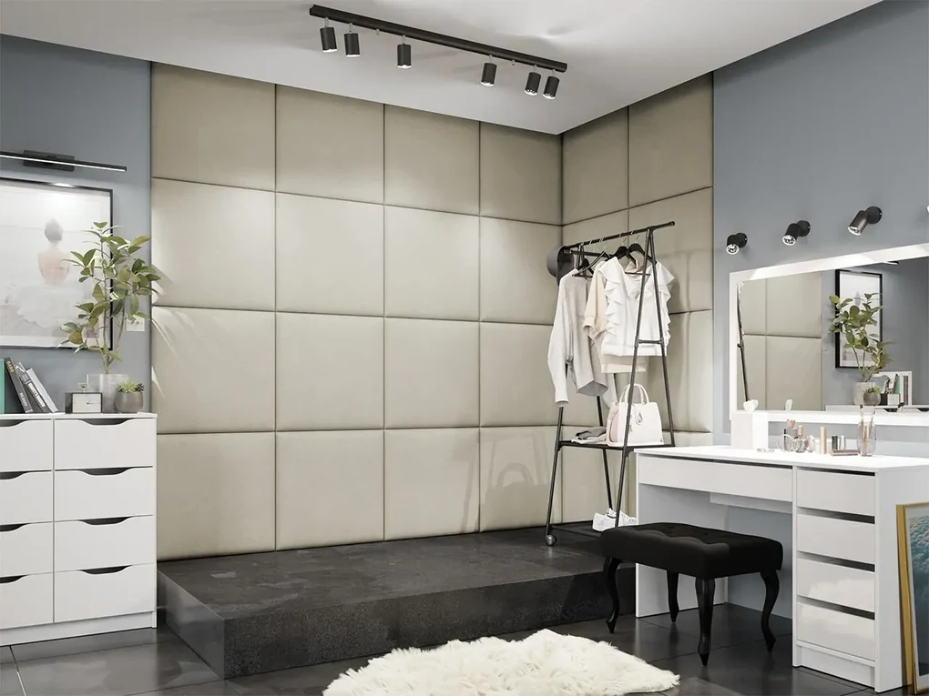 Čalúnený nástenný panel Pag 60x60, Farba čalúnenia:: Manila 02