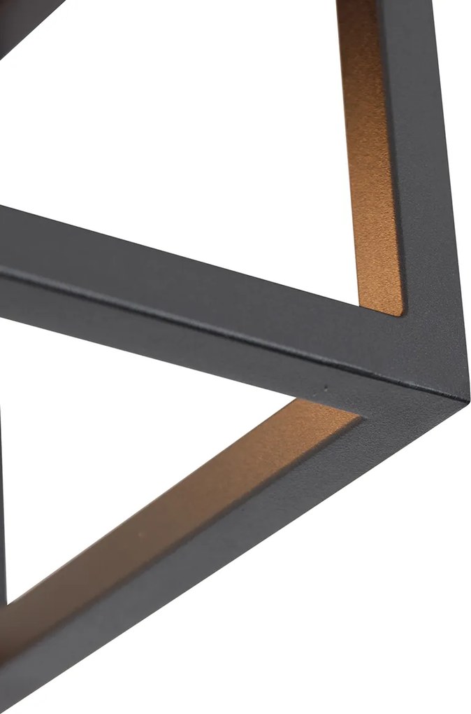 Inteligentné stropné svietidlo čierne 99,5 cm vrátane 4 Wifi A60 - Cage