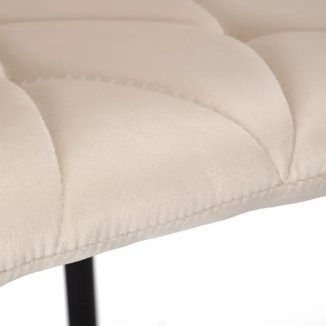 Jedálenská stolička MADISON zamatová, béžová