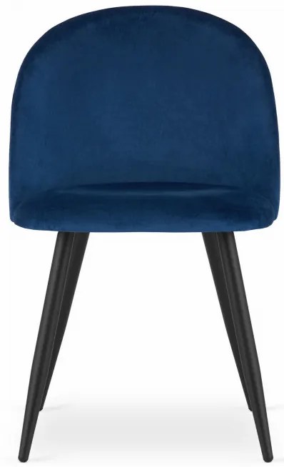 Set štyroch jedálenských stoličiek BELLO zamatové granátové (4ks)