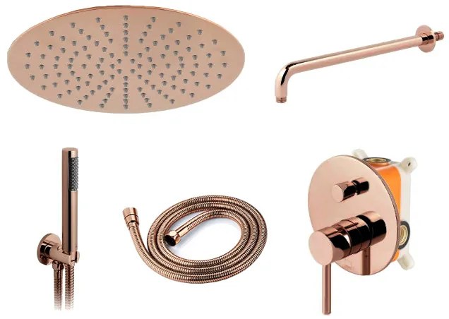 Sprchová podomietková súprava MAXMAX Rea LUNGO - rose gold