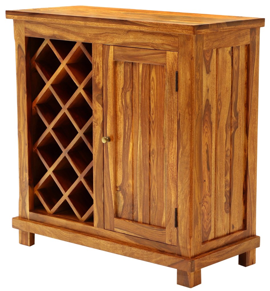 furniture-nabytek.cz - Domácí barová skříň 90x90x45 z masivu palisandr