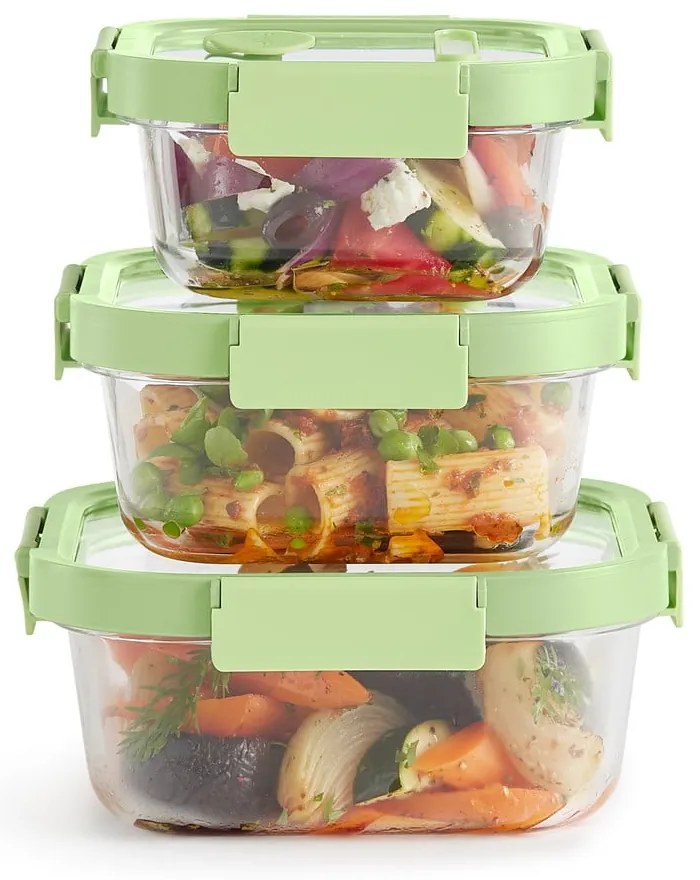 Potravinové škatuľky v súprave 3 ks – Lékué