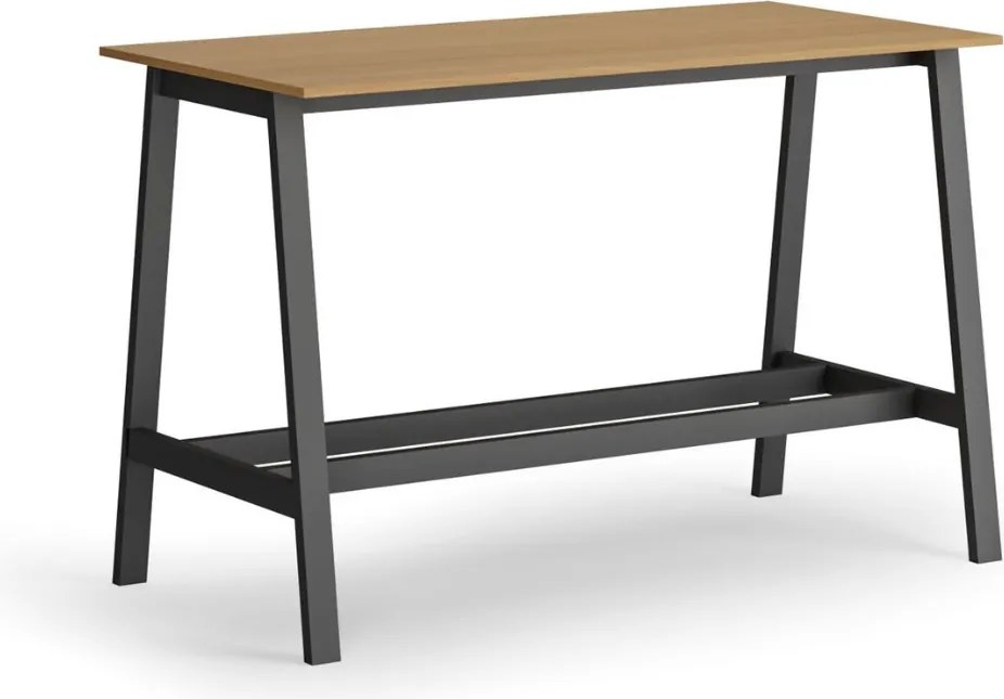 Vysoký barový stôl, 1600 x 800 mm, buk