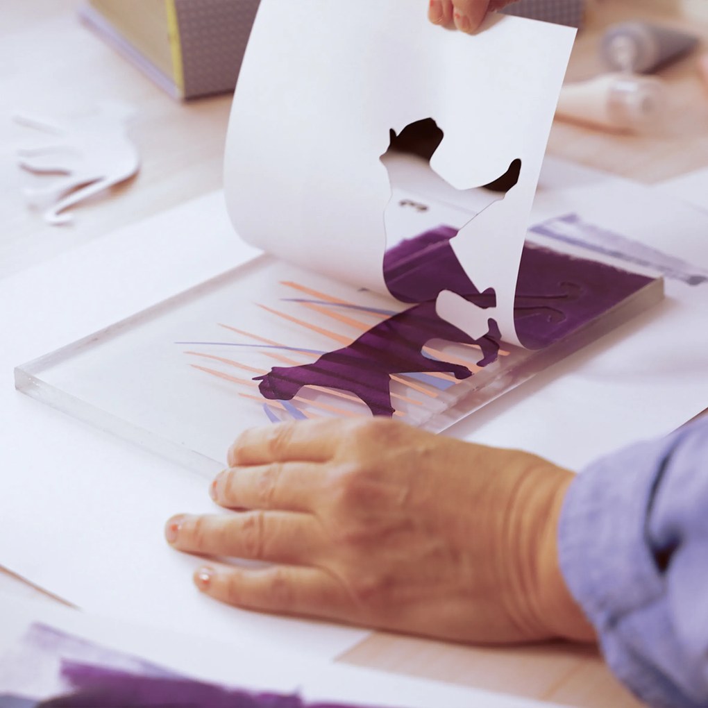 Atelier 47 – Gélová tlač pre tínedžerov aj dospelých – panter