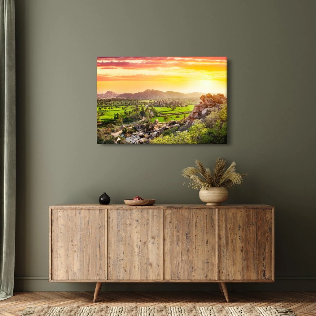 Obraz Hampi údolí v Indii (90x60 cm)
