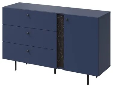 Komoda do obývacej izby tmavomodrá LIV