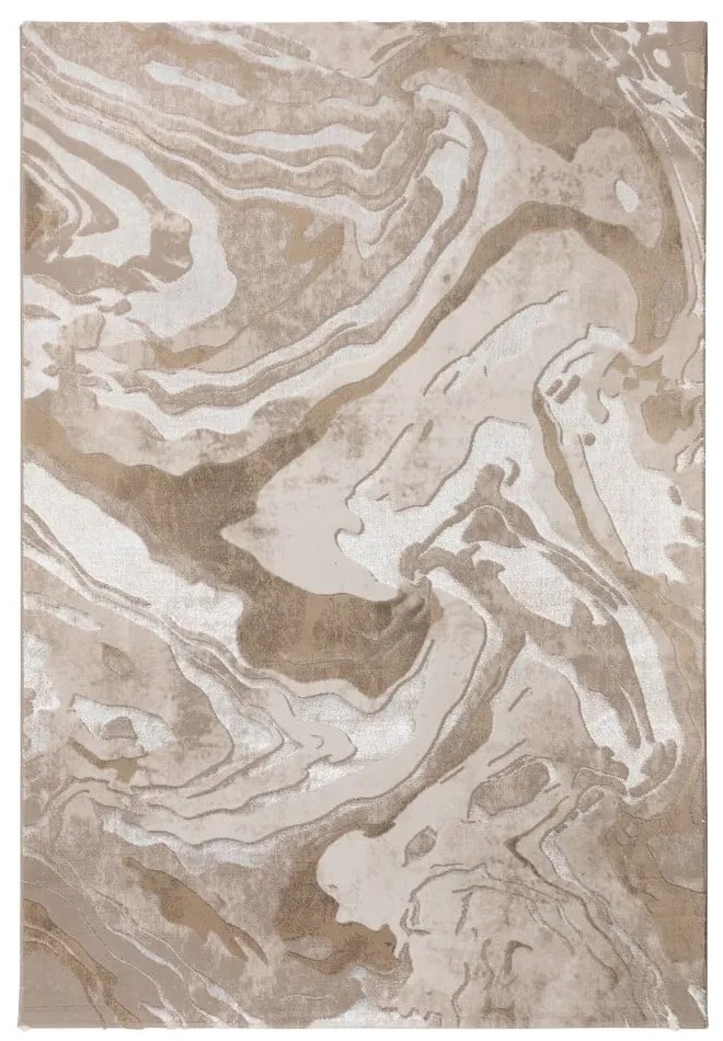 Béžový koberec Flair Rugs Marbled, 160 x 230 cm