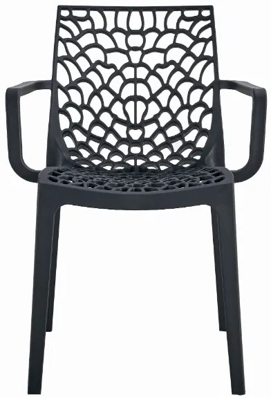 Jedálenská stolička Bern čierna