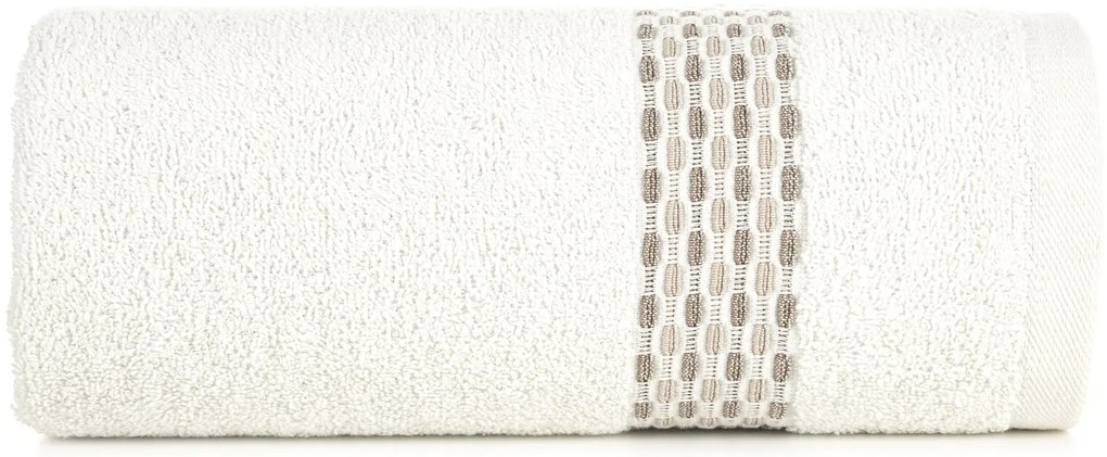 BAVLNENÝ UTERÁK RIVA 70X140 CM KRÉMOVÁ