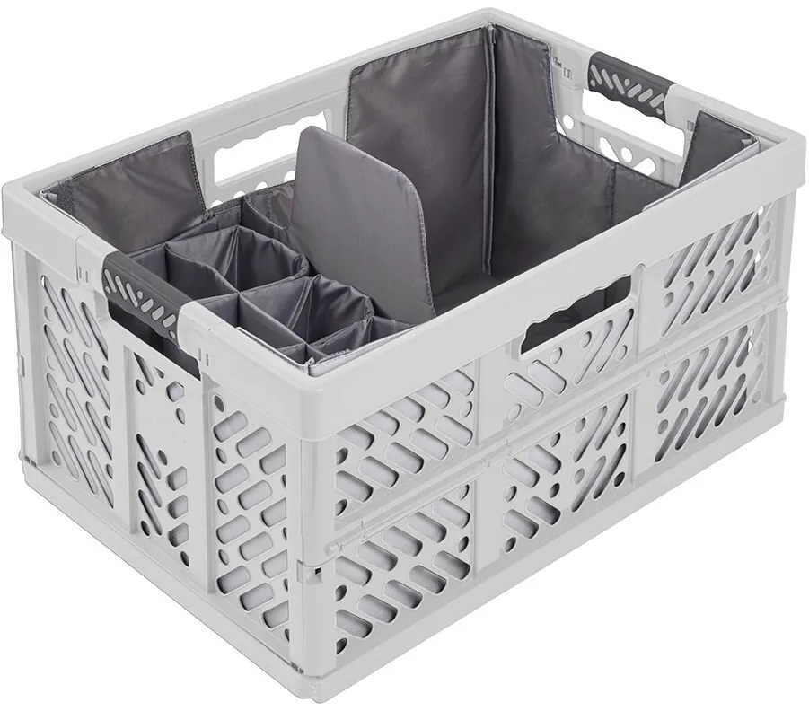 Keeeper Skladací box Ben 45 l Nordic Grey