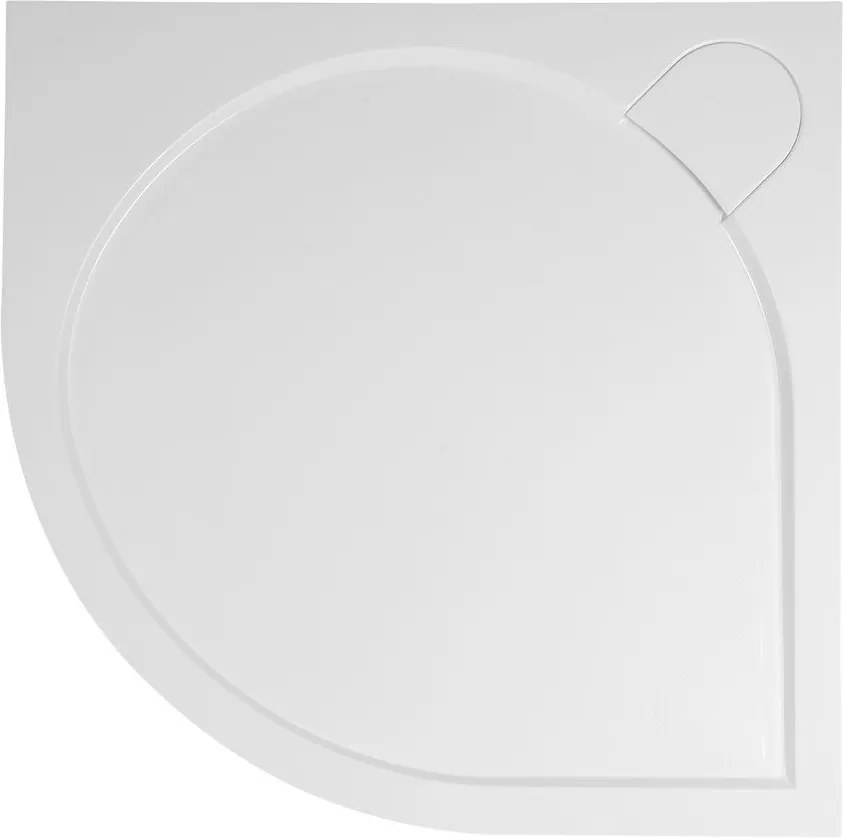 GELCO - ARCA sprchová vanička z liateho mramoru, štvrťkruh, 90x90x3 cm, R550 PA559