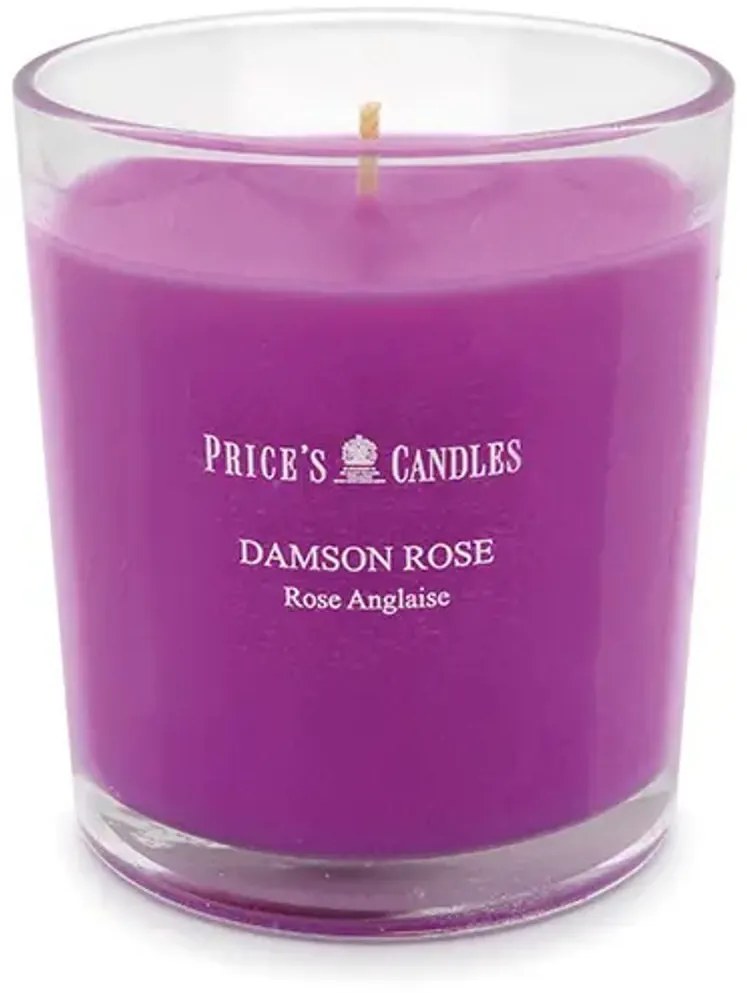 Price´s FRAGRANCE vonná sviečka v skle Purpurová ruža - horenie 45h