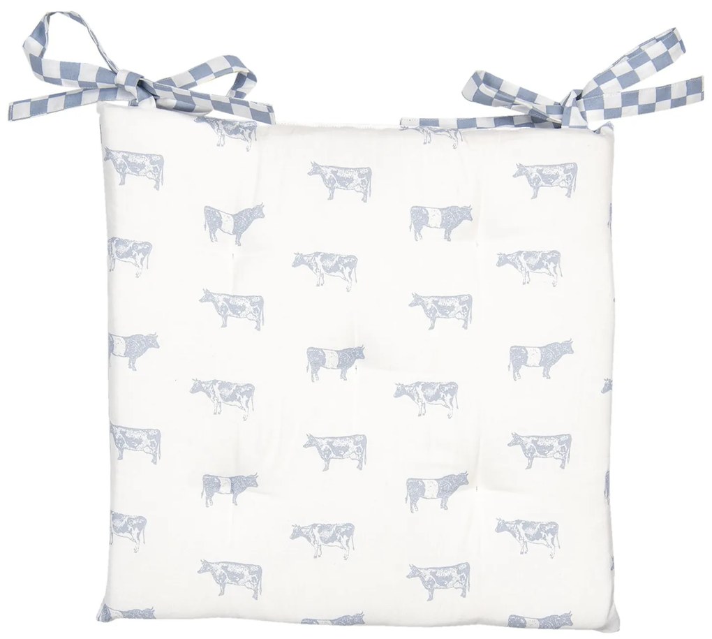 Bavlnený podsedák s výplňou Life with cows - 40 * 40 cm