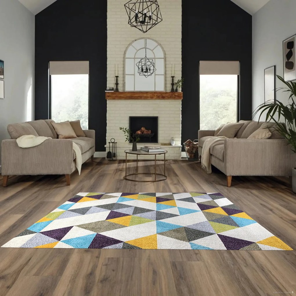 Kusový koberec Aspect New 1721 Navy, 160x220, viacfarebná, obývacia izba, Berfin Dywany