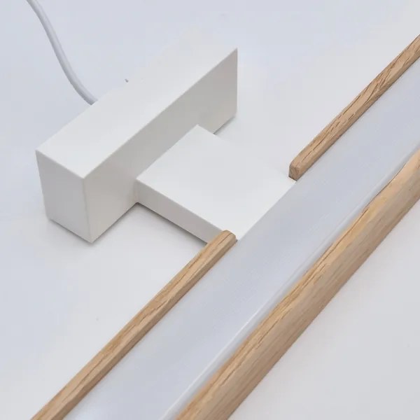 Brilagi-LED Kúpeľňové osvetlenie zrkadla WOODY MIRROR LED/15W/230V IP44 dub/biela