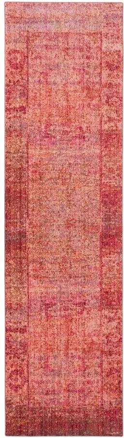 Červenoružový behúň Safavieh Lulu Vintage, 68 × 243 cm