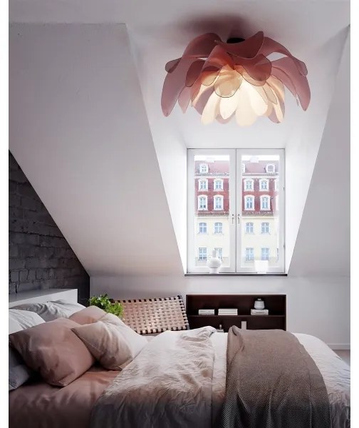 ByRydens 4202430-0500 - Prisadený luster LOU LOU 1xE27/8W/230V ružový